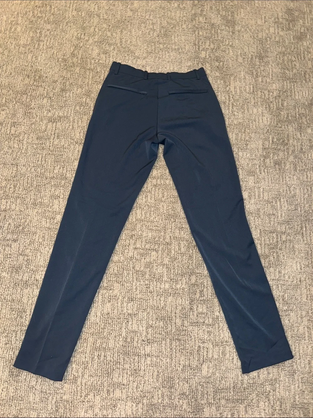 Quince Men's Dark Blue Dress Pants - Slim Tailored Look